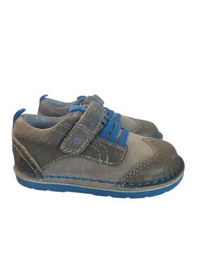 Stride Rite Medallion Collection Winston Boys Grey Leather Shoes